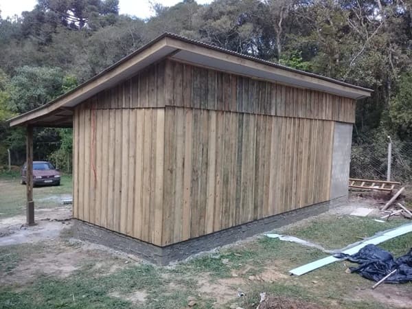 casa meia agua construção simples e barata