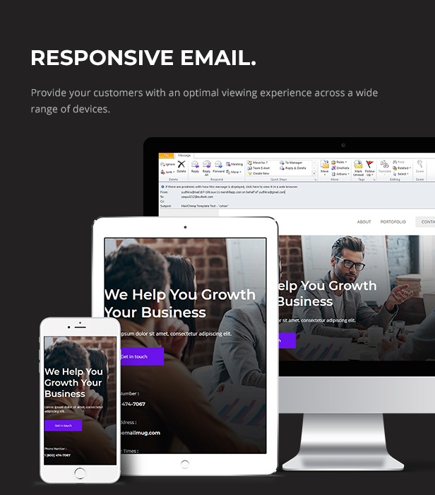 Download Responsive Email Template for E-commerce Purposes 