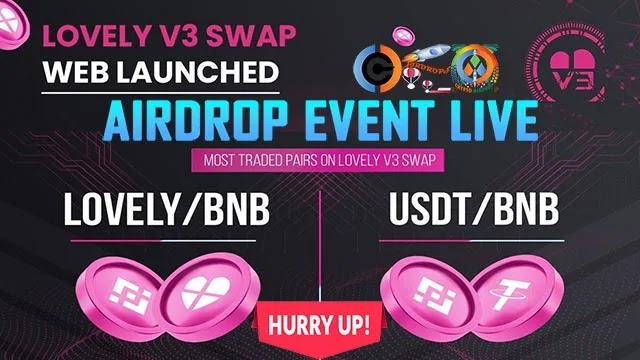 Lovely V3 Swap Airdrop of 10 $LST Tokens worth $10 USD Free