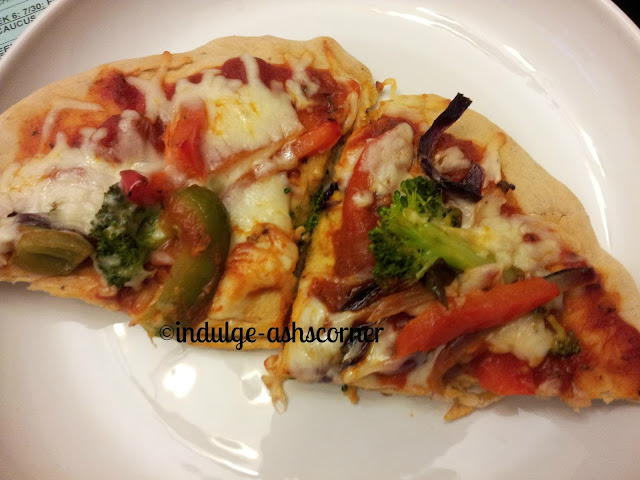 Homemade Roasted veggie PIzza