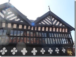 Restuarant with small leaded glass windows