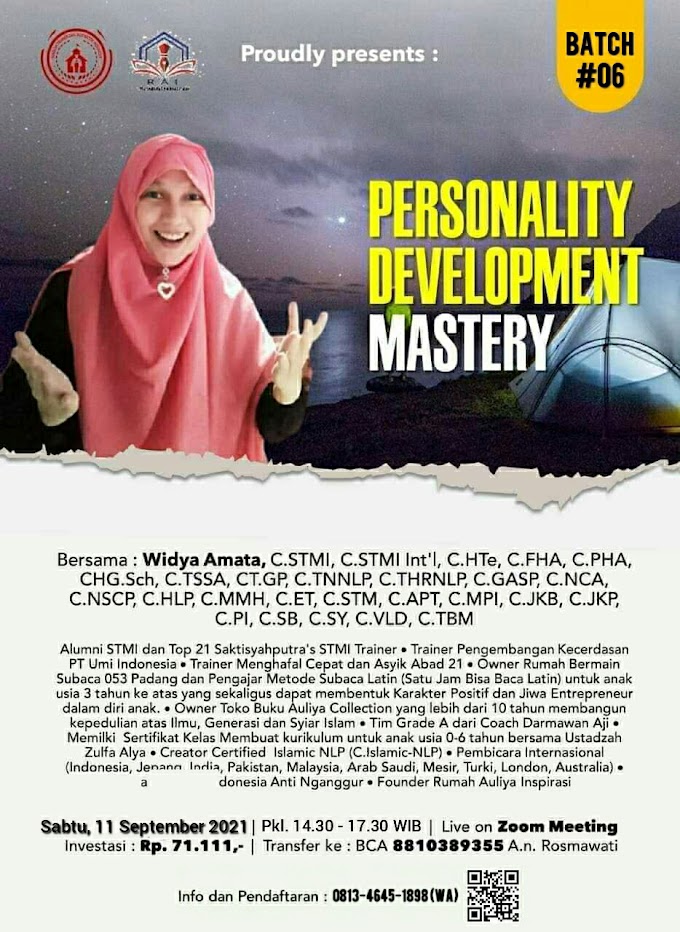 Certified Personality Development Mastery Batch 6