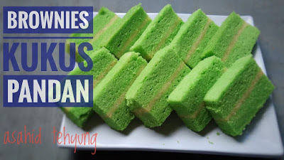 brownies kukus pandan lutfiah