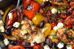   Greek Chicken Traybake