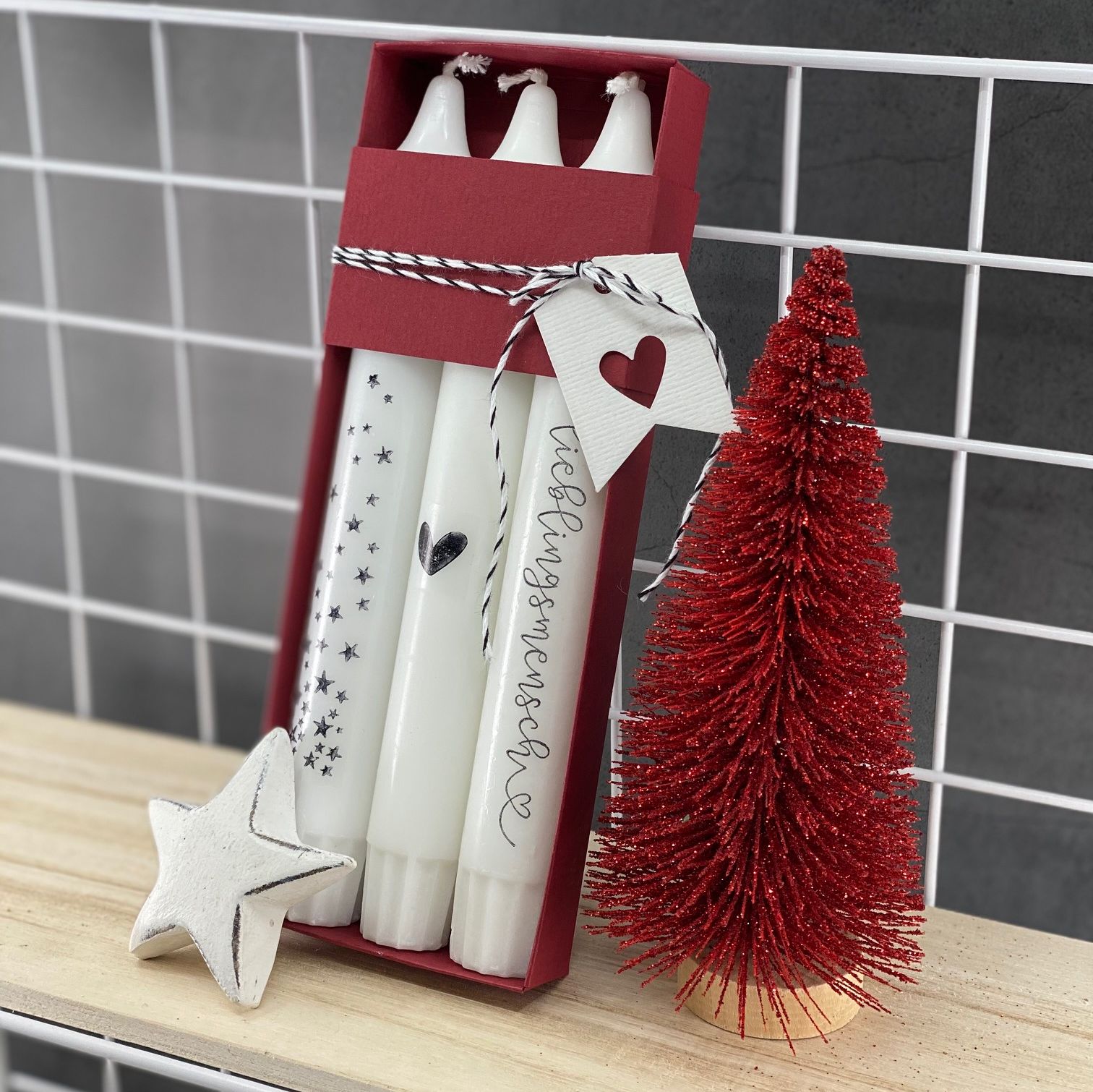 DIY Anleitung Kerzen bestempeln