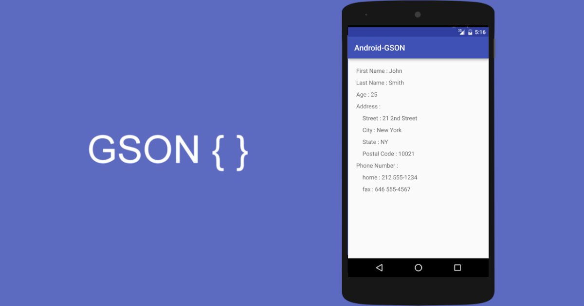 android gson java object to jsong string example