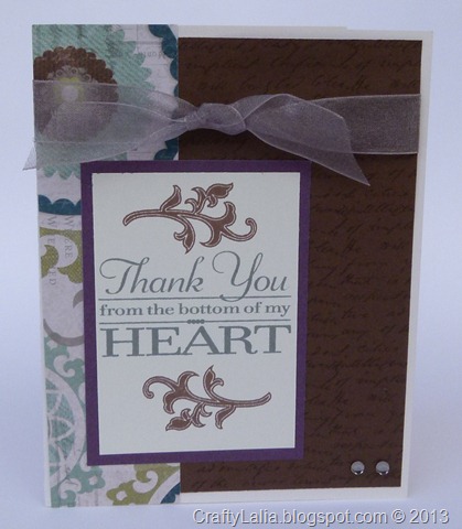 Avonlea WOTG CTMH using Art Philosophy and Artiste Cricut Card 