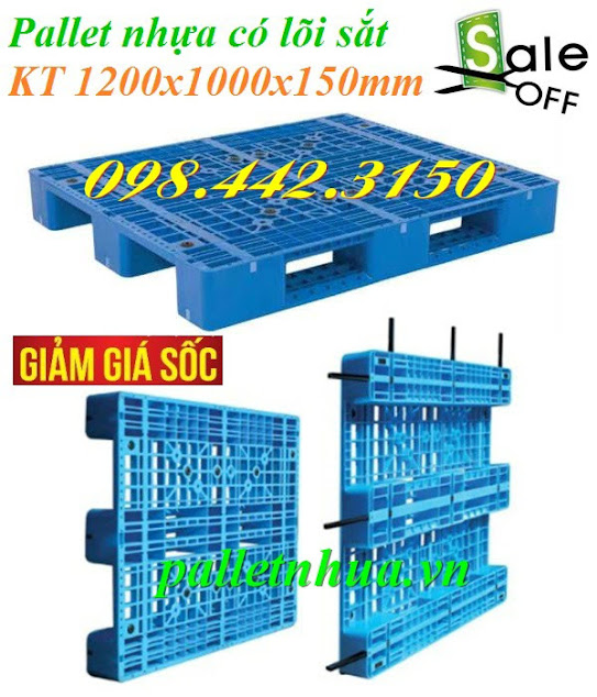 Pallet nhựa có lõi sắt