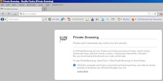 Aktifkan Mode Private Pada Browser Firefox 3