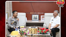 Kunjungi Bupati Pinrang, Kapolres AKBP Andiko : Silaturahmi dan Tingkatkan Sinergitas