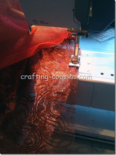 Orange Sparkly Skirt (12)