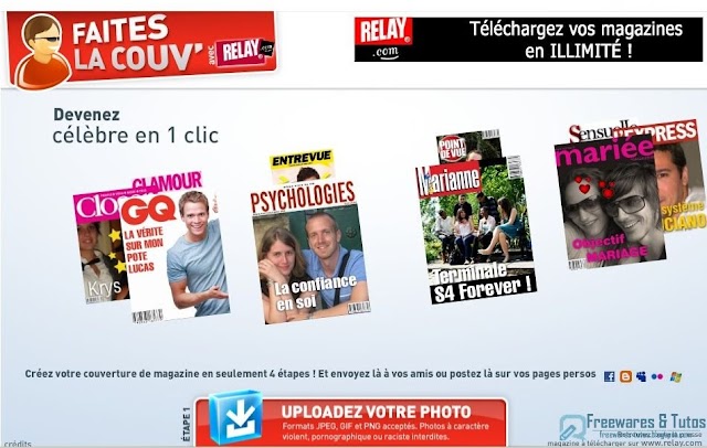 Faites la couv’ : faites la une des magazines