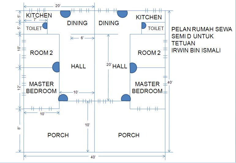 Tanaman organik: Pelan rumah semi D #1