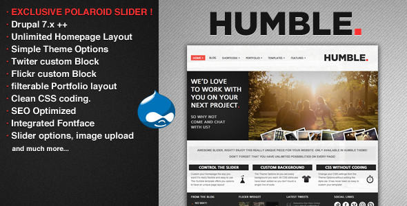 Humble - Drupal Theme - Drupal CMS Themes