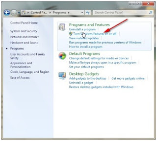Uninstal Tablet PC component di windows 7