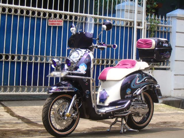 modifikasi honda scoopy retro