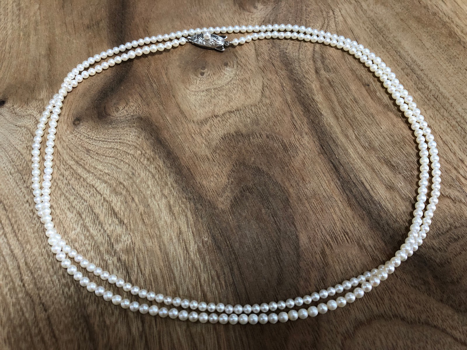 ヴィンテージ 田崎真珠 アコヤ真珠 ベビーパール 3 0 3 4mm ロングネックレス 昭和 Vintage Japanese Jewelry 昭和ジュエリー 肥前屋質店 渕上清志
