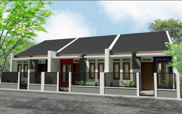 20 Gambar Desain  Rumah  Impian Kontrakan  Minimalis Model 