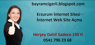 [Sadece 190 tl] Erzurum İnternet Sitesi - İnternet Web Site Açma - 05417962368