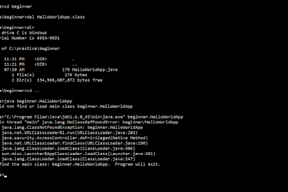 Exception Inwards Thread Principal Java.Lang.Noclassdeffounderror:  Running Coffee From Dominance Line