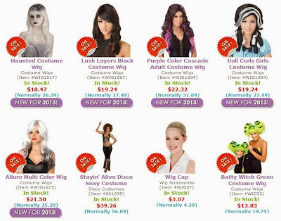  You can also find many Halloween wigs for women being on sale at Costume Craze. Visit the store now and find the one you like.