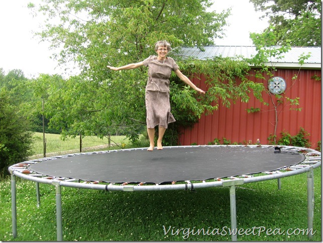Mama on Trampoline
