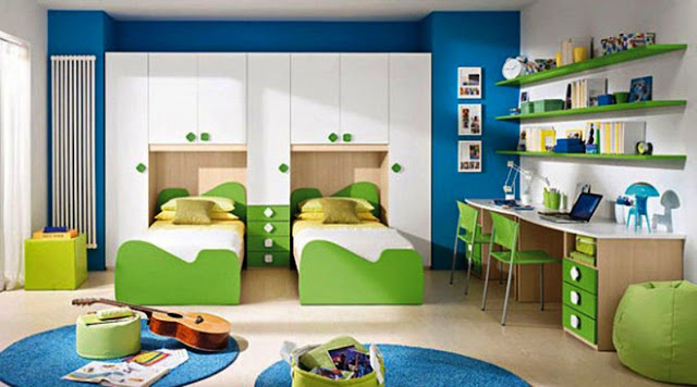 Desain Kamar Tidur Anak Berdua Minimalis