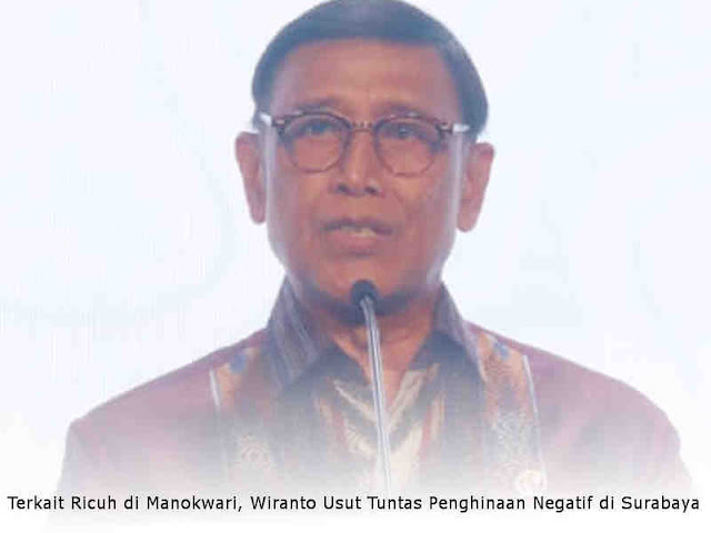 Terkait Ricuh di Manokwari, Wiranto Usut Tuntas Penghinaan Negatif di Surabaya