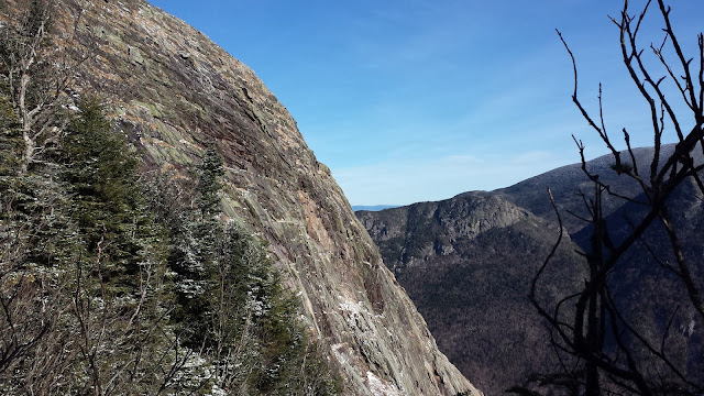Cannon Cliffs loop bushwhack, Cannon Mountain, Franconia Notch State Park