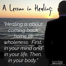 Steps in proper healing