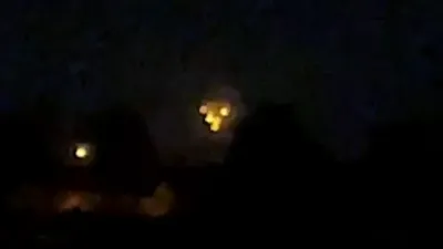 6 UFO Orbs filmed over RV park in the California desert in March 2021.