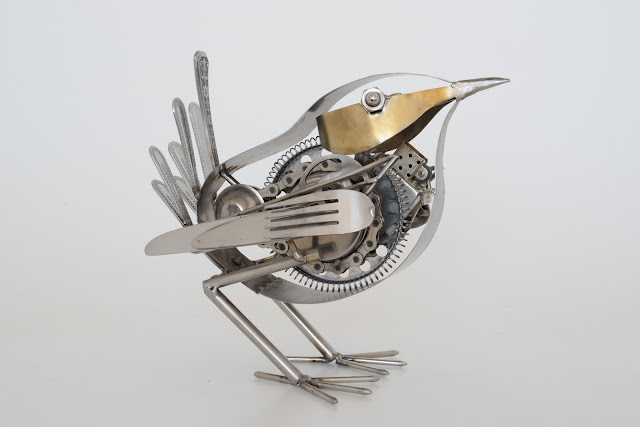 wren - Ed Hill Metal Art