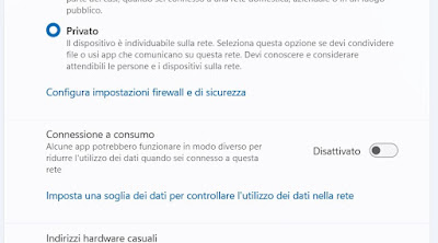 Connessione a consumo