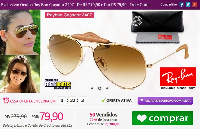 http://www.tpmdeofertas.com.br/Oferta-Exclusivo-Oculos-Ray-Ban-Cacador-3407---De-R-27990-e-Por-R-7990---Frete-Gratis-834.aspx