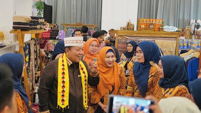 Bupati Tanggamus Hadiri Pembukaan Festival Lampung Craft Ke IV Tahun 2023