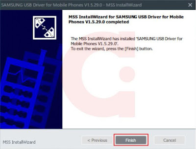Proses Instalasi Samsung USB Driver
