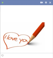 Love Pencil Emoticon