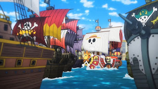 ワンピースアニメ 麦わらの一味 海賊船 サウザンドサニー号 Thousand Sunny Straw Hat Pirates