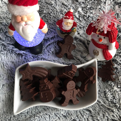 Petits chocolats de la Saint Nicolas au beurre de cacahuètes crunchy