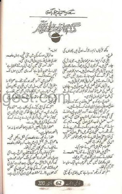 Gandam ka khosha aur pathar novel pdf by Sadia Hameed Chaudhary