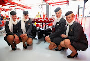 Etihad Airways (ferrari with etihad cabin crew)