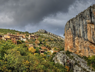 Alquézar dans la Sierra de Guara en Espagne