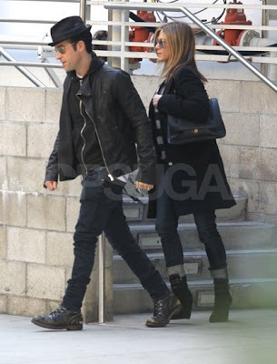 Justin Theroux With Jennifer Aniston