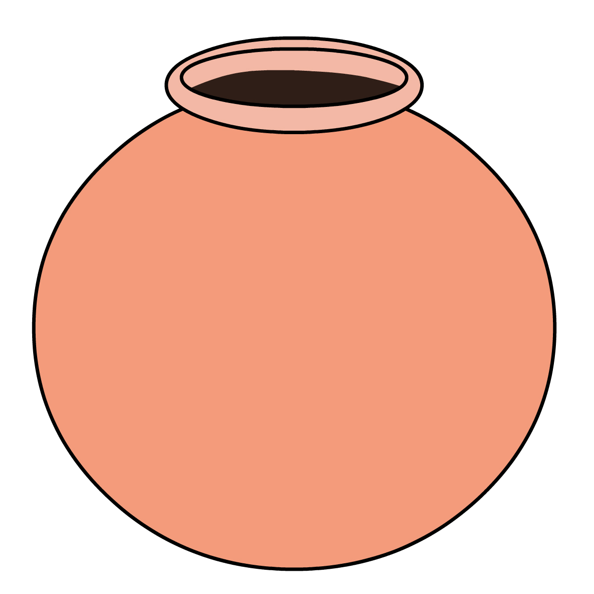 How To Draw A Pot and color Step By Step