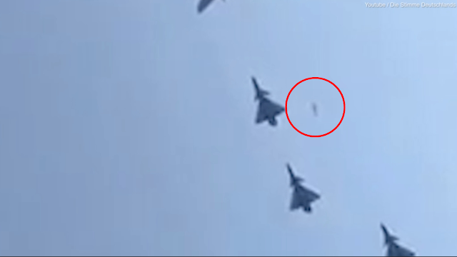 This is a Chinese formation of 9 military Jet's with a UFO sighting next to them in this amazing and powerful undeniable proof of Extraterrestrial life on Earth.