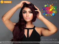 akanksha puri photo shoot in black erotic wear [mobile wallpaper]