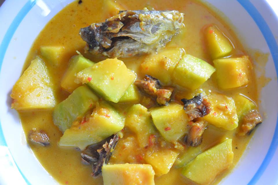 I Am Fatin :. *~: [Recipe] Labu Masak Lemak Ikan Masin