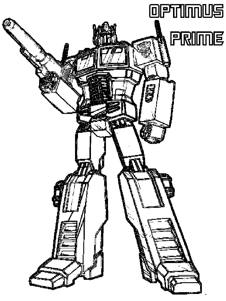 transformers coloring pages