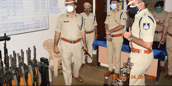 पुलिस महानिरीक्षक इन्दौर द्वारा झाबुआ का वार्षिक निरीक्षण, संपूर्ण व्यवस्था और कार्यों का जायजा लिया गया