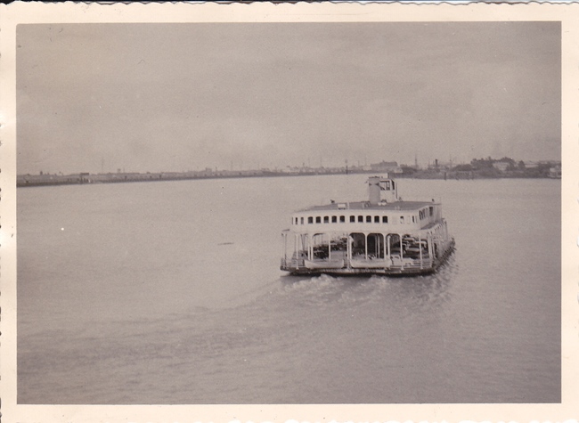 Ferry to Port Algiers, LA 1956